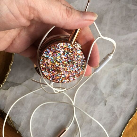?‍⬛ ? CRYSTAL ROSE Gold Cat Headphones! main image 7